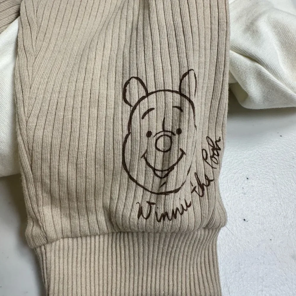 NWT Carter’s Toddler Winnie The Pooh Cream 3 Piece Set Jacket Bodysuit Pants 18M